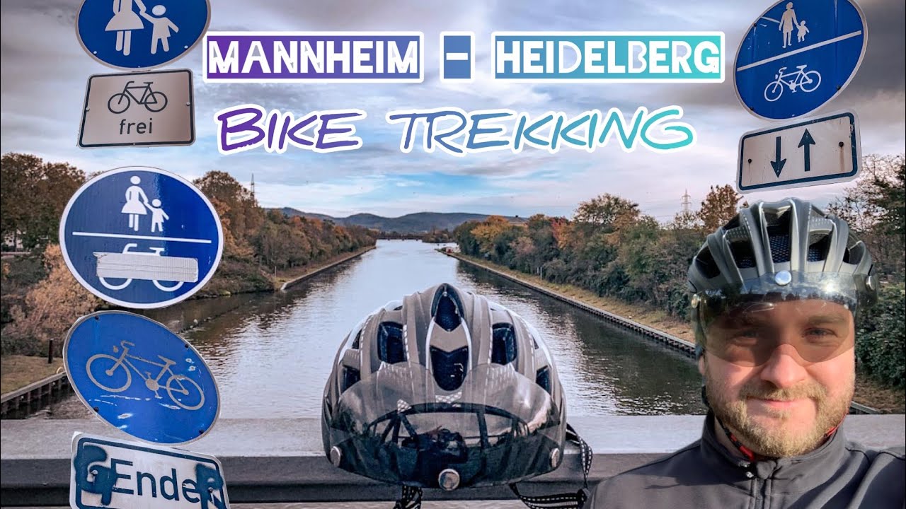 NECKAR-(RADWEG) - VON MANNHEIM NACH HEIDELBERG - FAHRRADTOUR NOVEMBER 2023