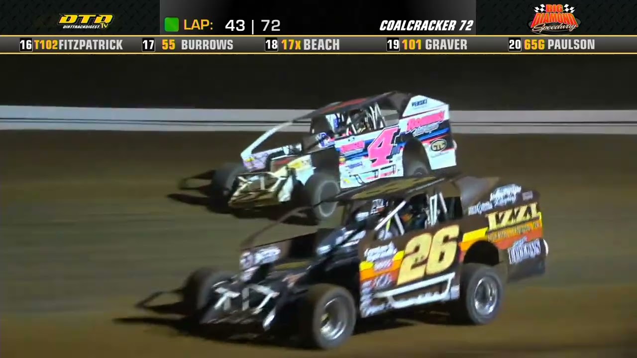 Big Diamond Speedway | Coalcracker 72 Feature Highlights | 8/31/25