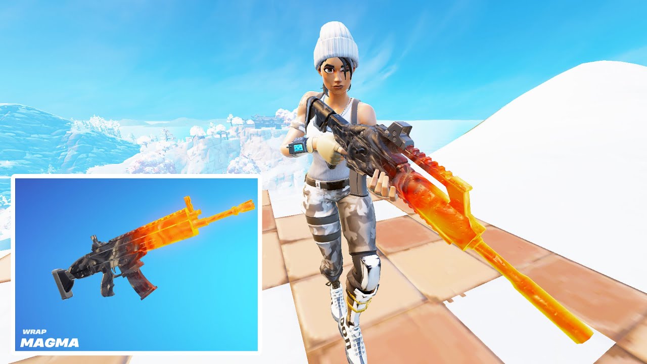 RECON SPECIALIST SKIN + MAGMA WRAP - Gameplay (Fortnite Battle Royale)