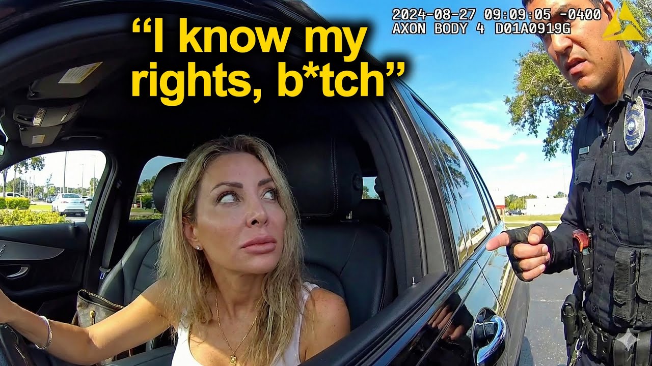 Entitled Woman Thinks Traffic Laws Don't Apply To Her