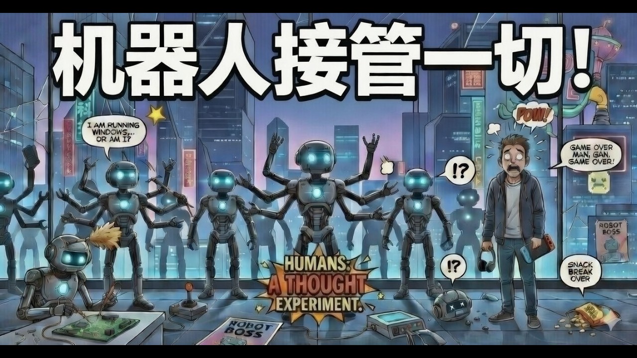 机器人接管所有工作！人类的未来会怎样？