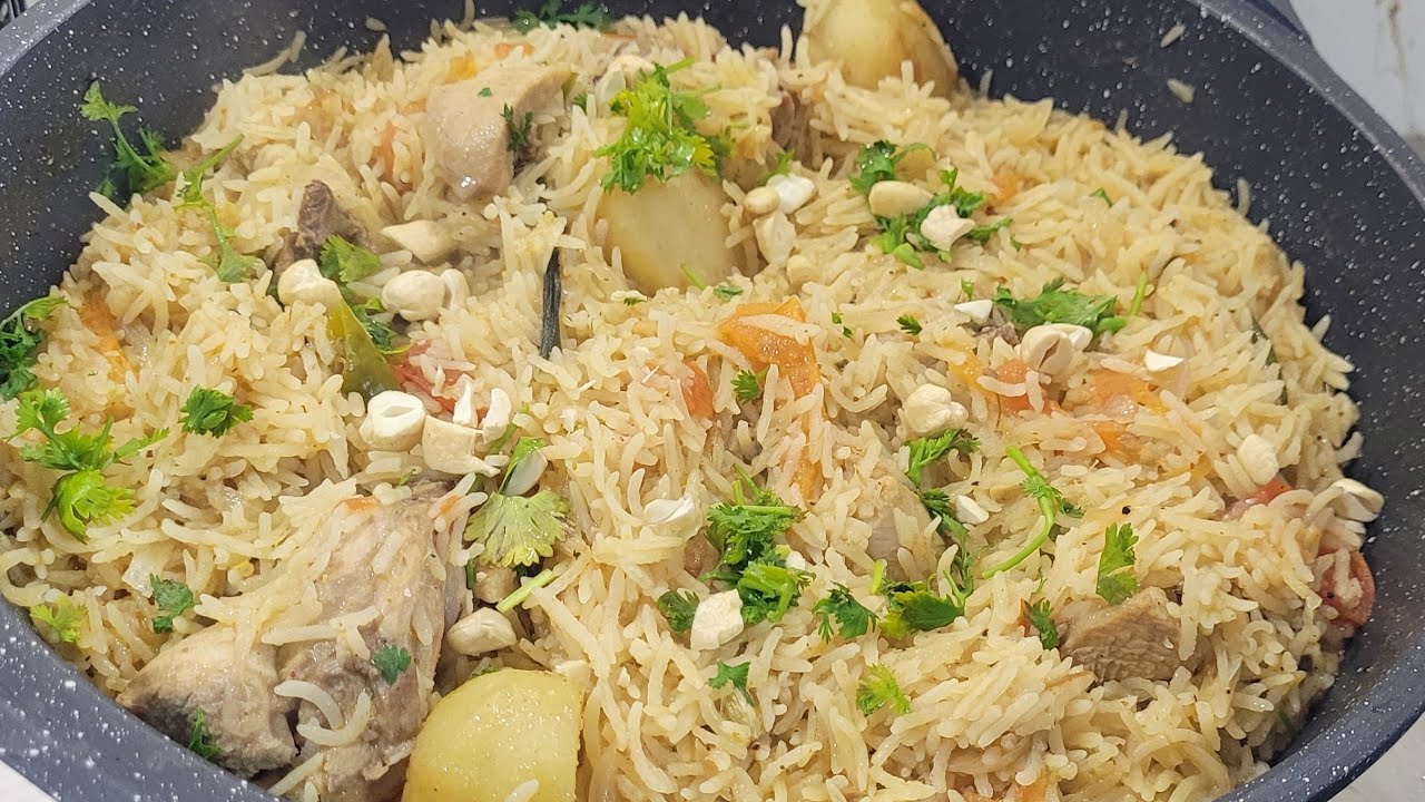 WHITE CHICKEN PULAO 🥰🤗