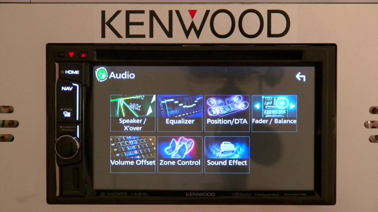 2016-2017 KENWOOD DNX573S Audio Menu (DNX693S, DNX773S, DNX893S)