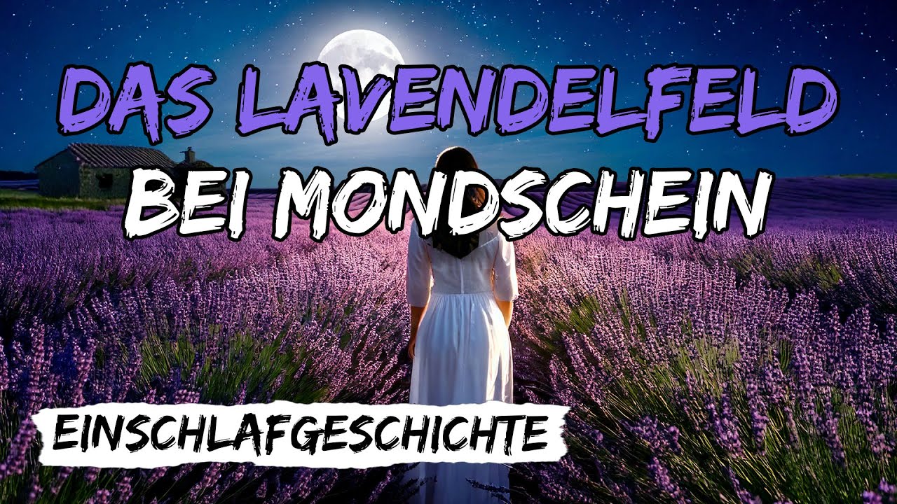 Das Lavendelfeld bei MondscheinㅣGeschichte zum einschlafenㅣIm Schein des Mondes flüstern
