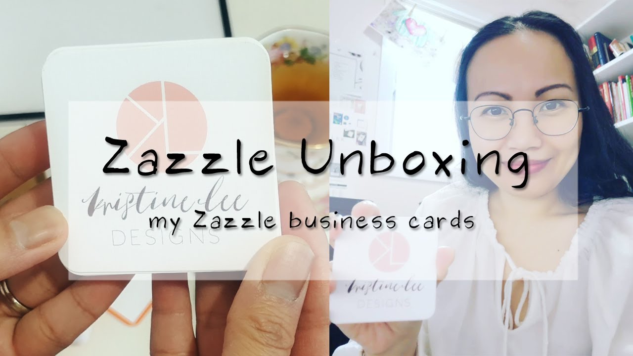 VLOG Zazzle Unboxing - Got my free Business Cards