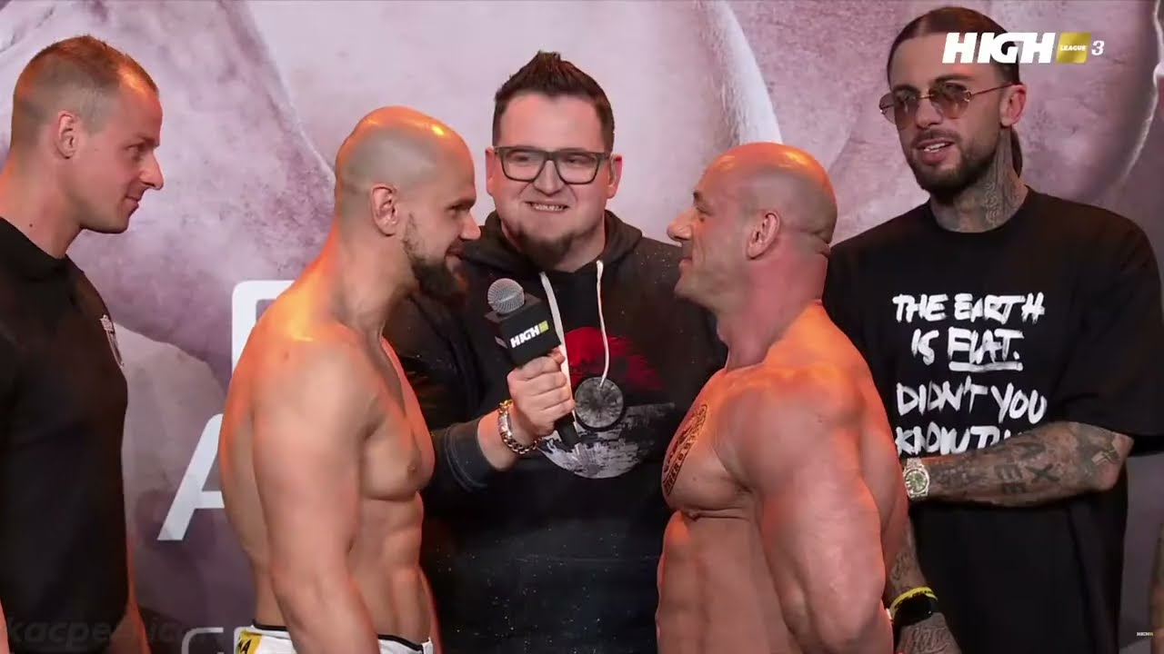 ROBERT BURNEIKA VS ROBUR | FACE TO FACE, F2F NA WAŻENIU | HIGH LEAGUE 3