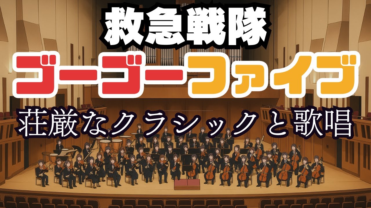 救急戦隊ゴーゴーV/壮大なオーケストラと歌唱/Kyuu Kyuu Sentai GoGo V in Orchestra