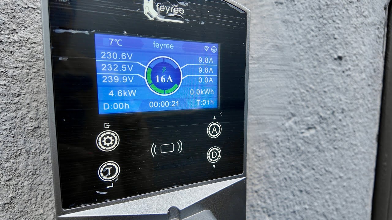 EV Wallbox Feyree do 6000,- Kč - WiFi, NFC, aplikace - testováno na TESLA 3, Y, S