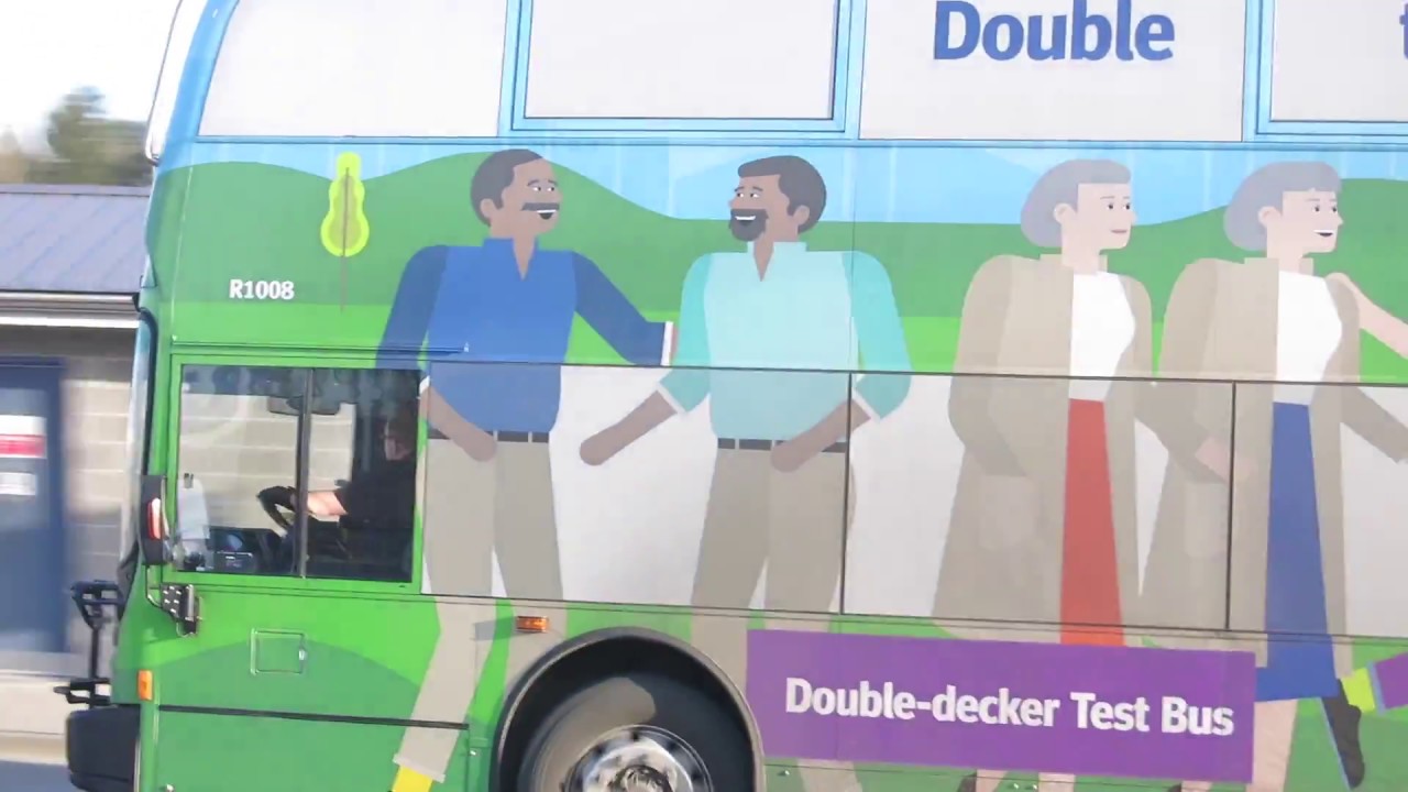Buses at Carvolth Exchange (January 2018) + New Double Decker Test Bus Service