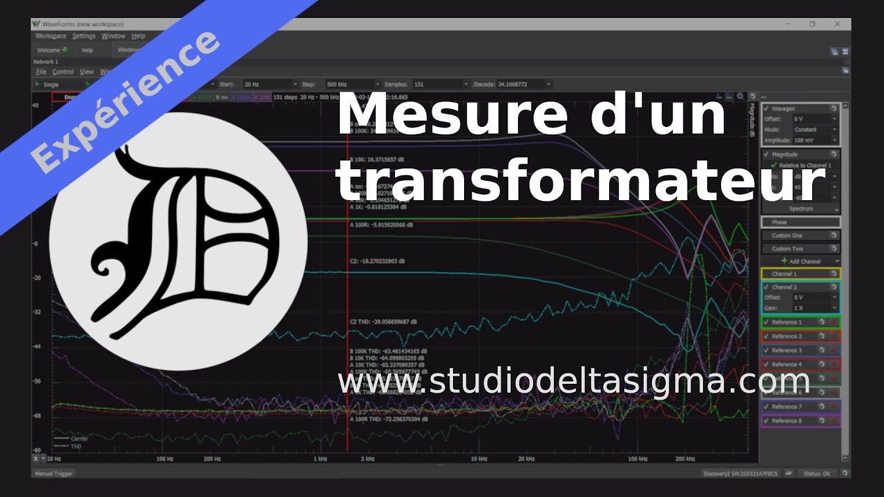 Studio Delta Sigma #01 | Mesure d'un transfo inconnu