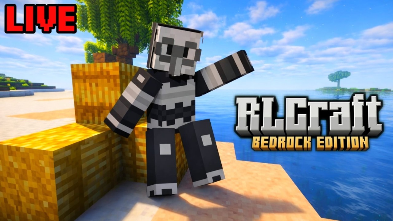 Belajar Main RLCraft Di Minecraft Sampe Pro !!