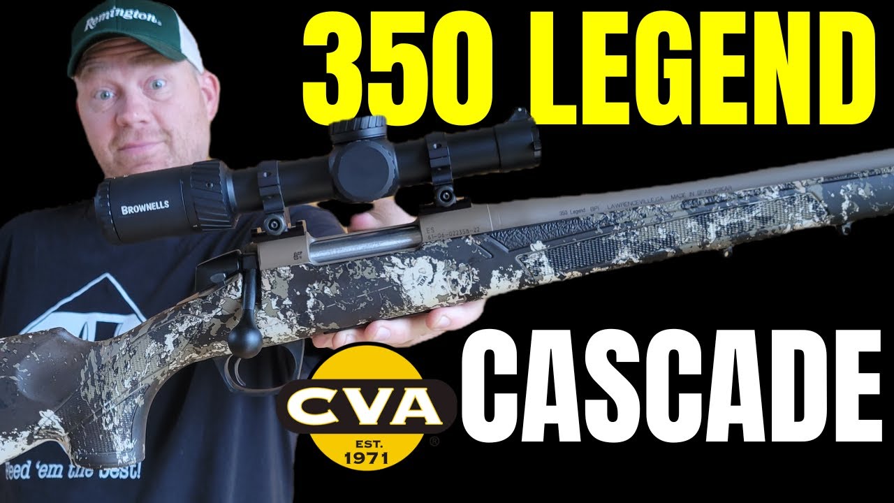 CVA Cascade 350 Legend: первые выстрелы и прицеливание
