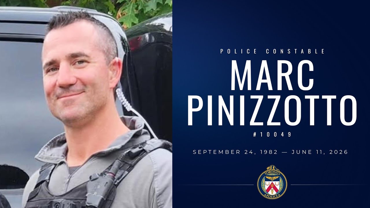 Procession for Toronto Police Service Emergency Task Force Constable Marc Pinizzotto