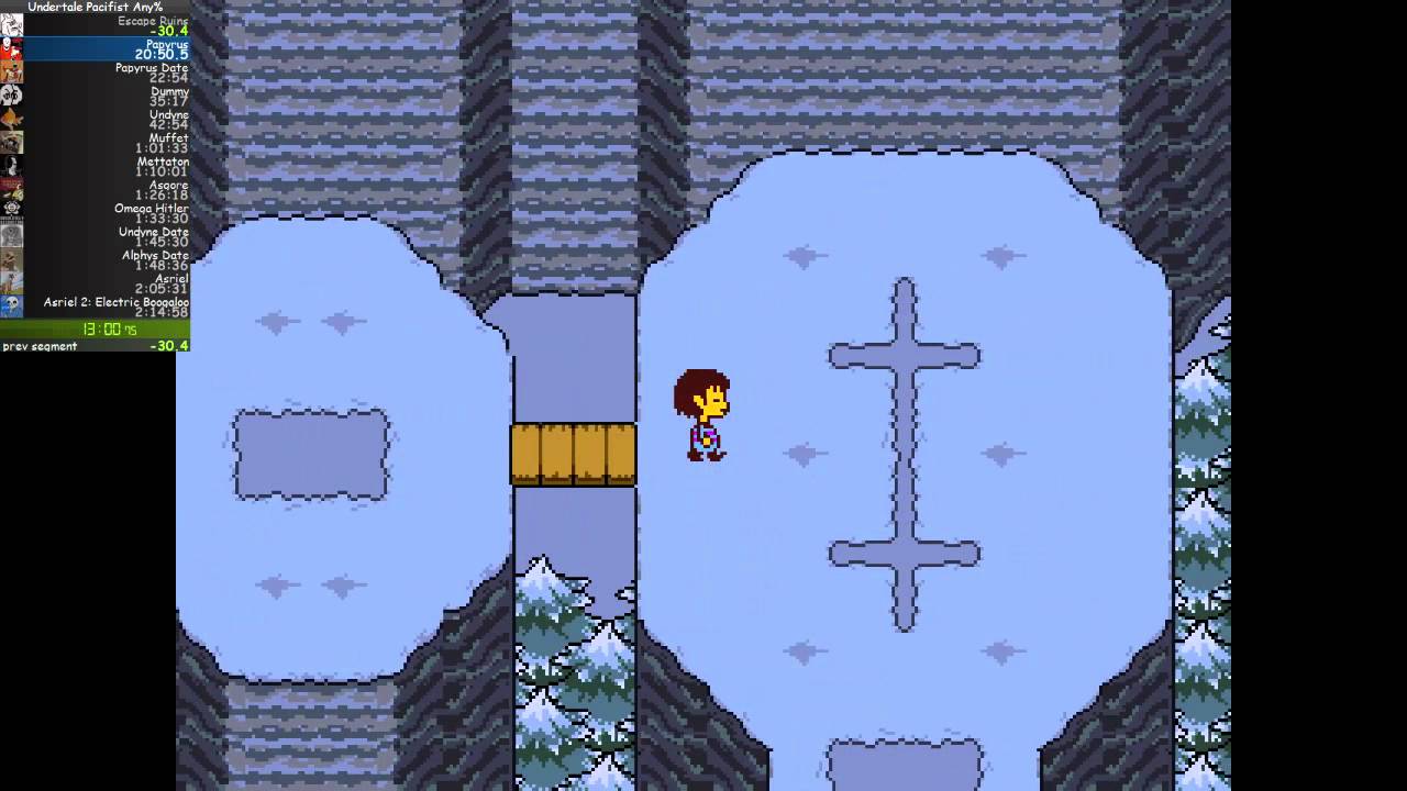 Undertale Pacifist Any% 2:12:05 (OBSOLETE)