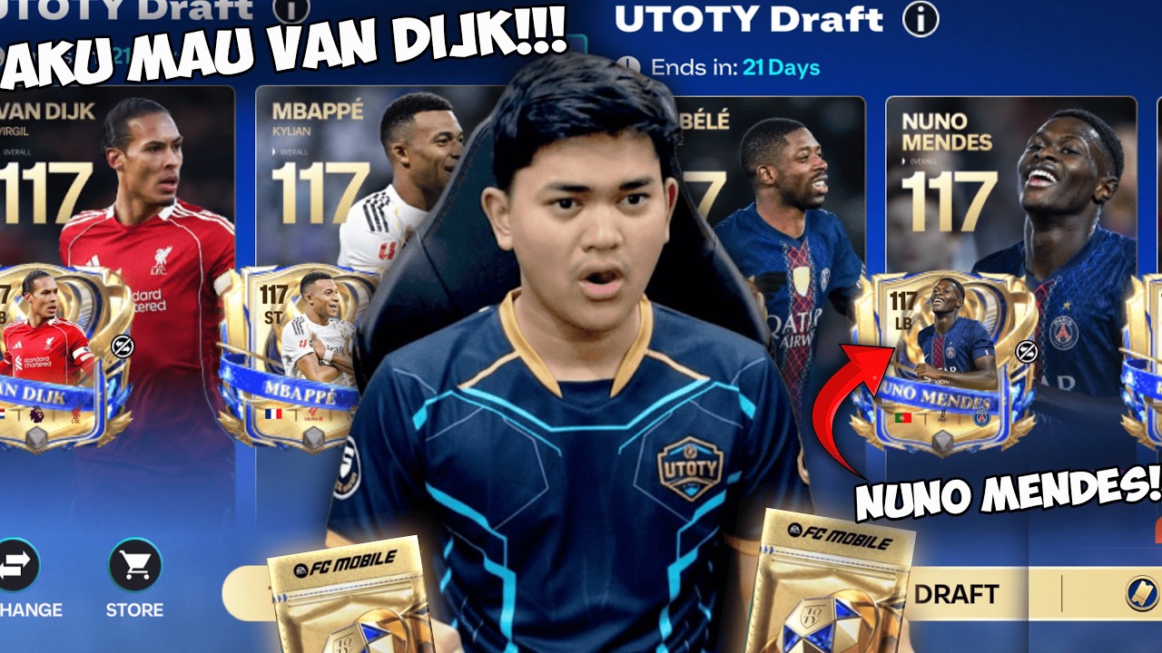 SEMOGA NAMBAH PEMAIN UTOTY KU! PUSH RANK KE BINTANG 50 PAKE SQUAD SEADANYA!  - EA FC MOBILE 26