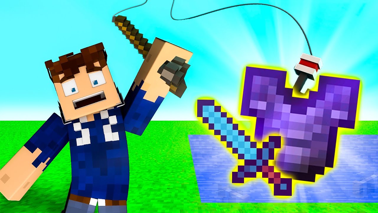 Minecraft, Maar Vissen Is Super OP!