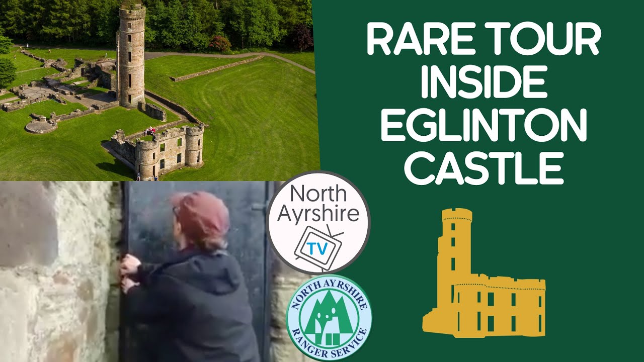 Rare footage from top of Eglinton Castle!