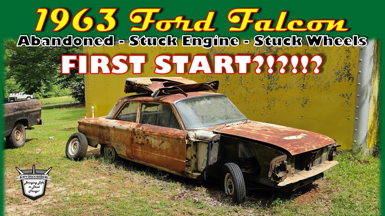ПЕРВЫЙ ПУСК?!! СПАСЕНИЕ И ВОЗРОЖДЕНИЕ Ford Falcon 1963 г. — Станут ли заклинивший двигатель и кол...