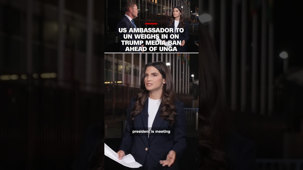 US ambassador to UN weighs in on Trump media ban ahead of UNGA