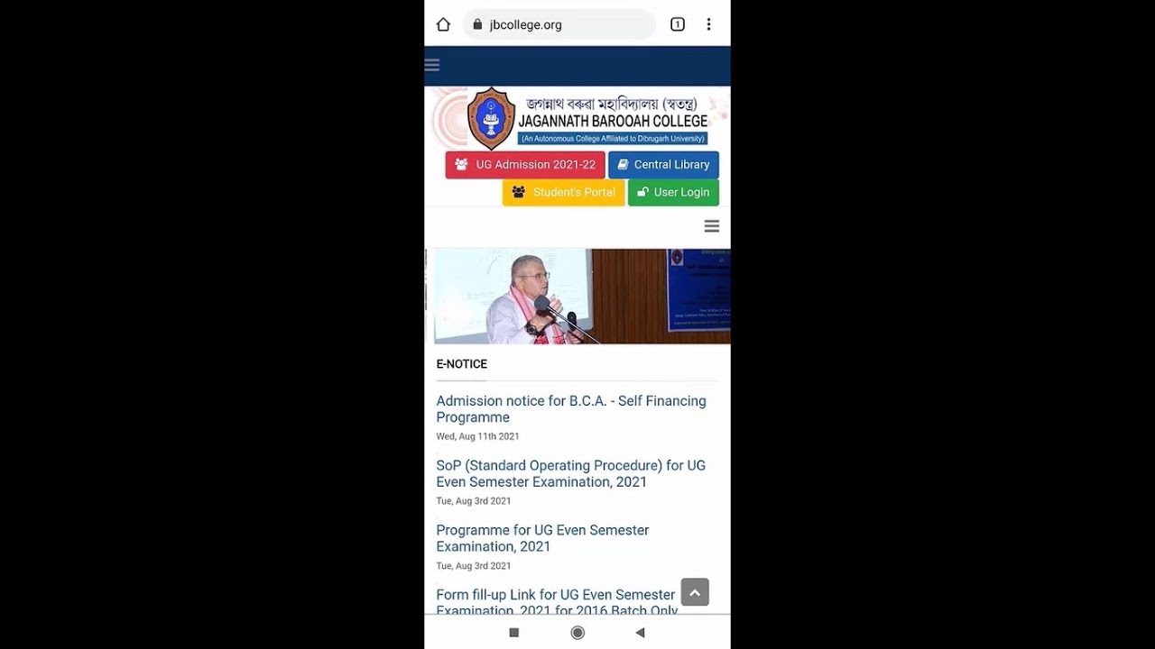 J.B. College (Autonomous) - Online Examination Guide 2021