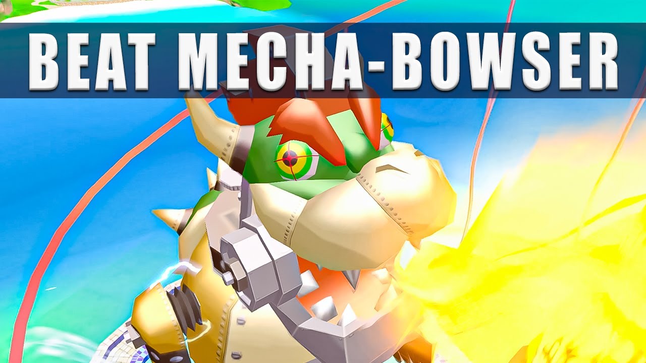 Super Mario Sunshine Switch Mecha Bowser Appears Pinna Park Episode 1  - 3D All Stars