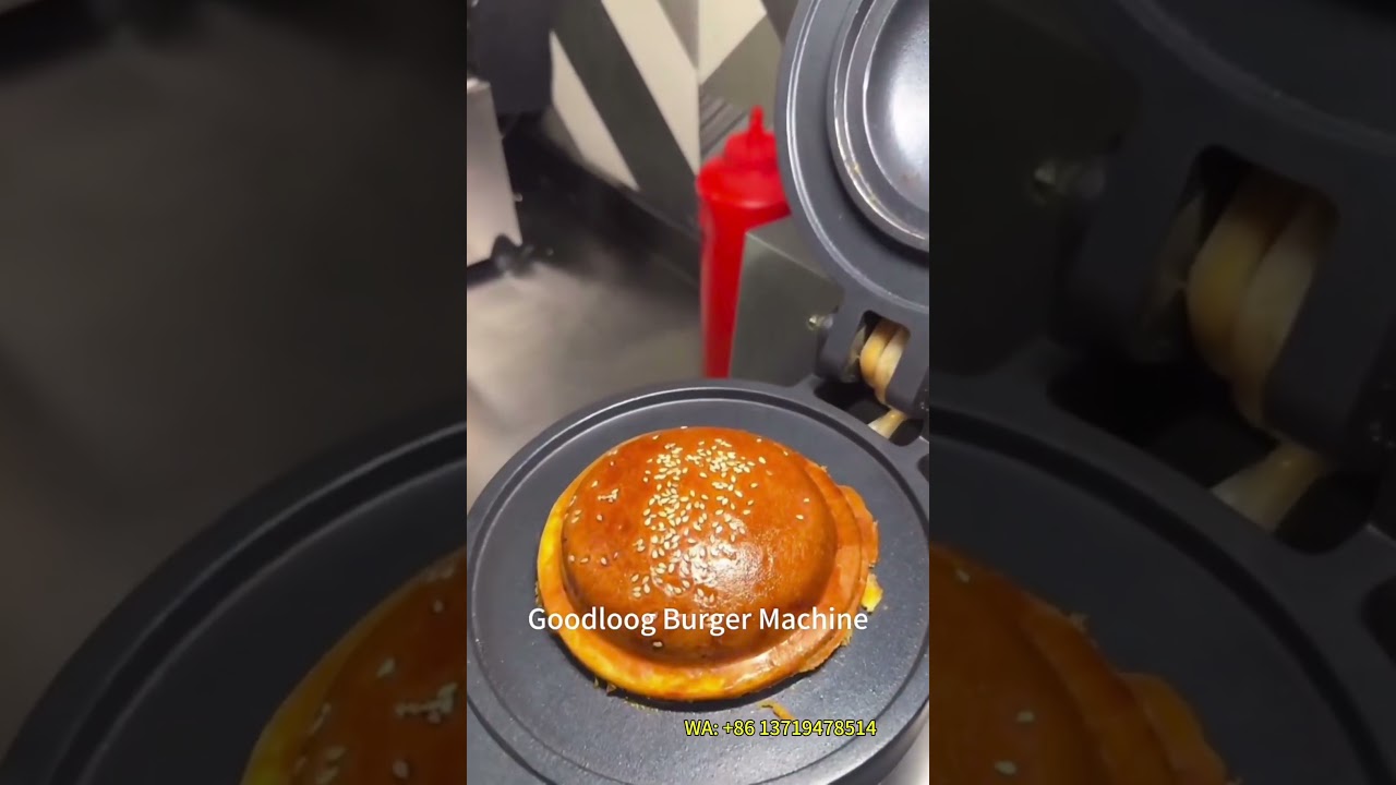 UFO Burger Machine Electric Ice Cream Gelato Panini Press Hamburger Maker for Commercial FY-192-E