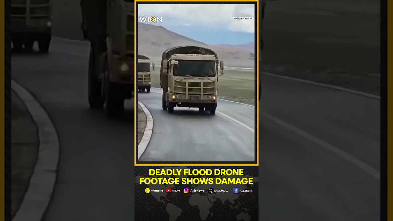 Nepal-Tibet Flood Disaster: Drone Footage Reveals Massive Destruction