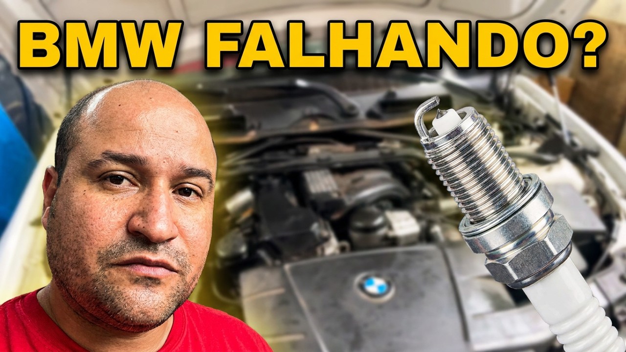 Trocando velas e fazendo testes da bobinas Da BMW 