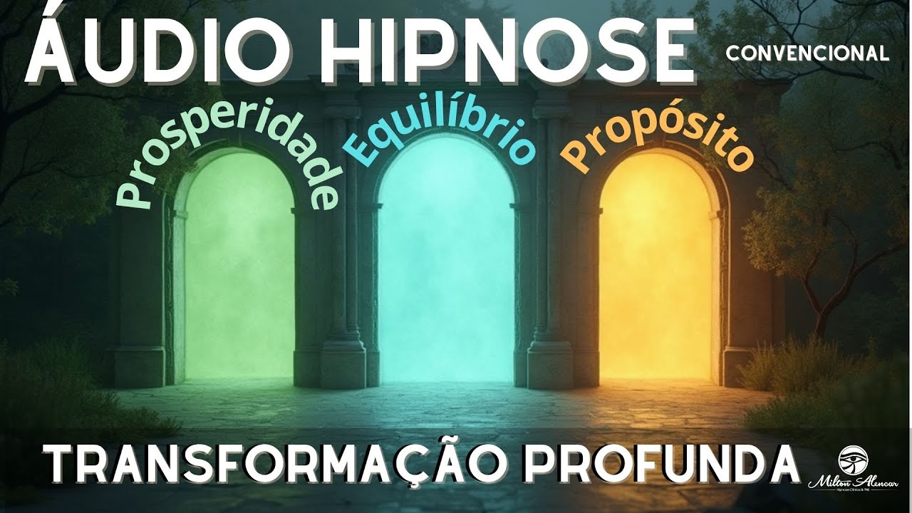 🔵ÁUDIO HIPNOSE Convencional  - Transformação Profunda para a  PROSPERIDADE - Milton Alencar.