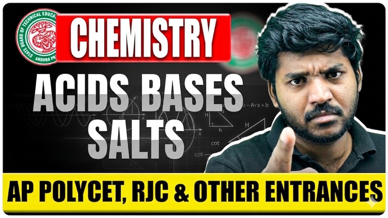 AP POLYCET 2026 | Acids Bases Salts | Chemistry | Complete Preparation