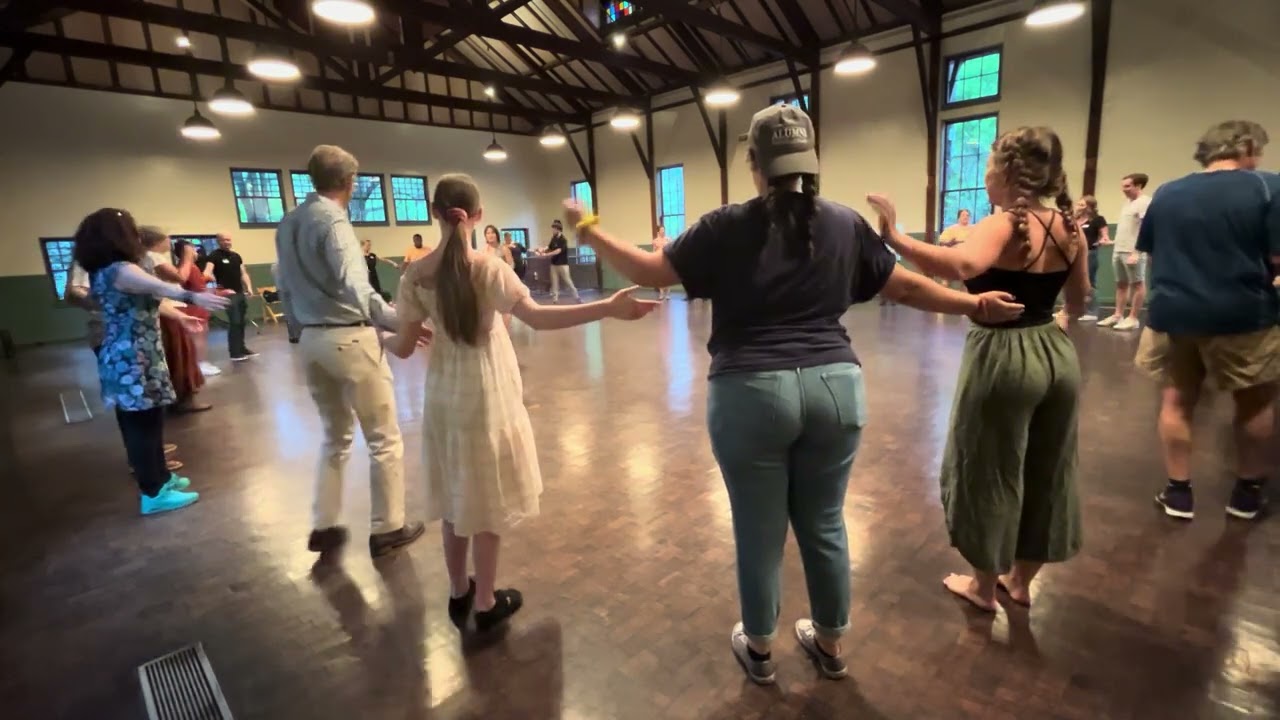 Trolley Barn Contra Dance, D2, Yellow Cat Jig with Swing Instruction & walkthrough, April 2, 2024
