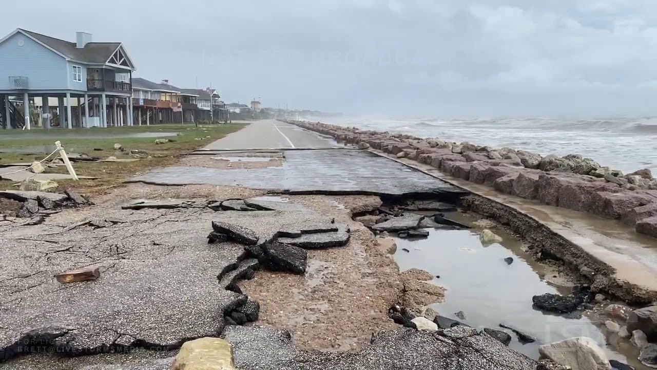 9-21-20 Surfside Beach, Texas Storm Surge Damage