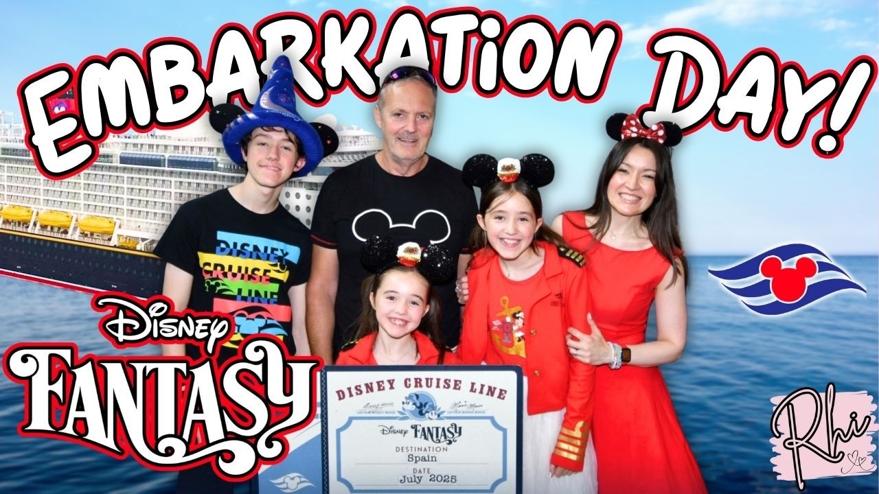 🚢 Disney Fantasy Cruise Embarkation Day!