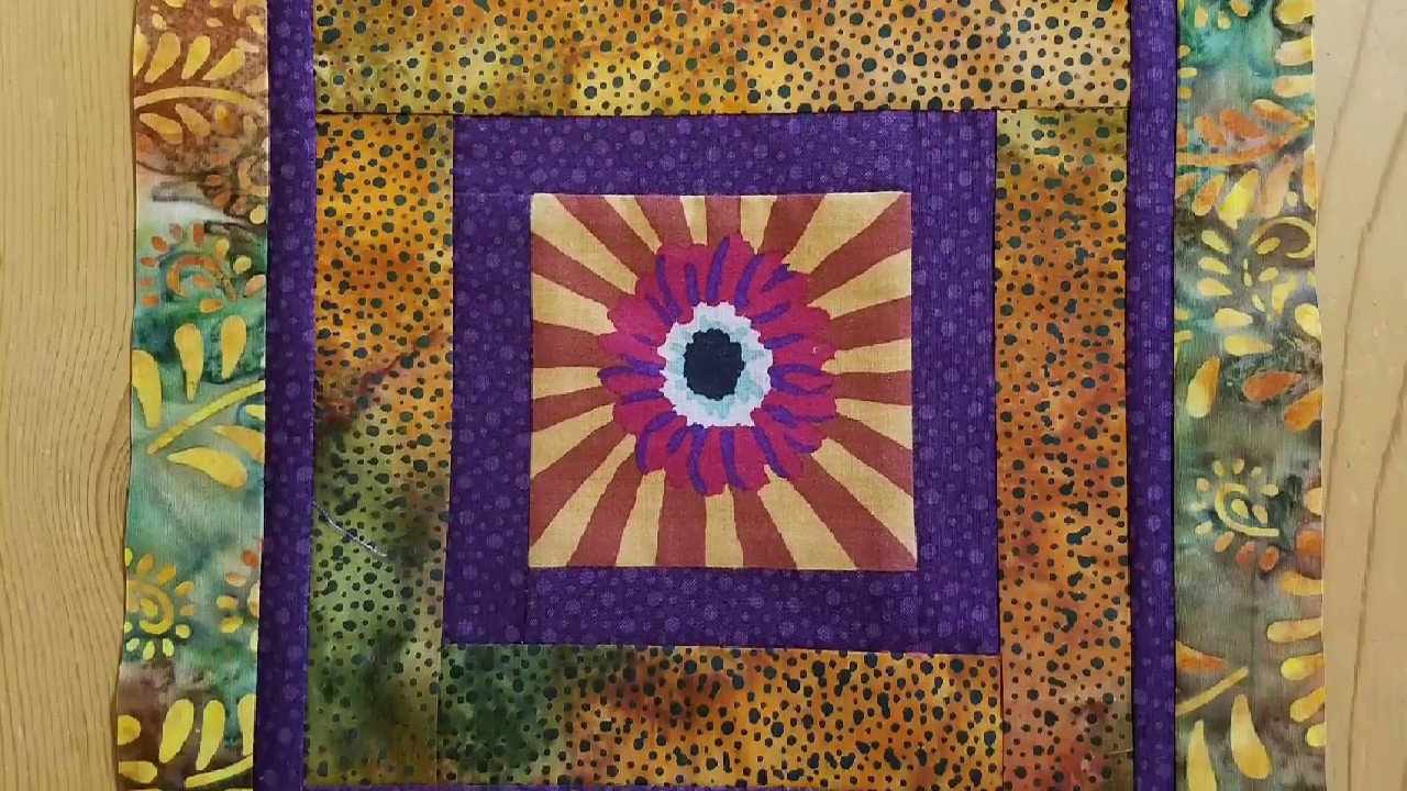 Log Cabin Frames Quilt Block Tutorial