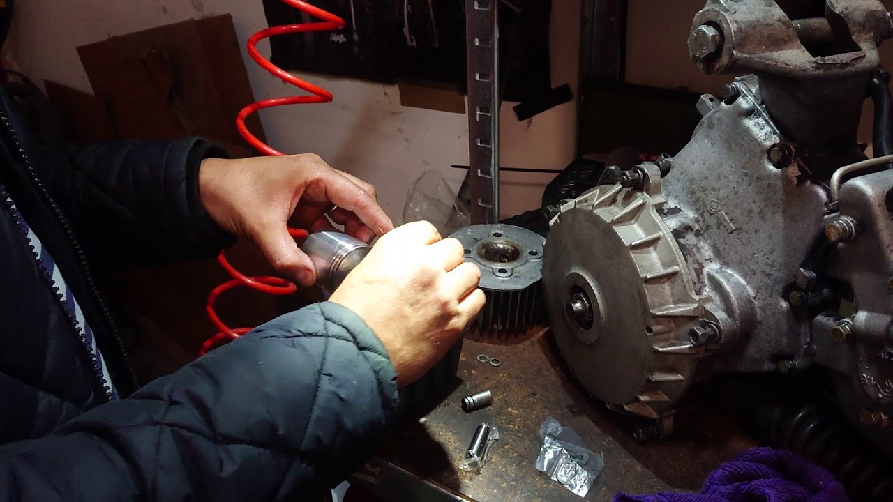 Montage cylindre piston pompe à huile vespa pk50 XL automatique