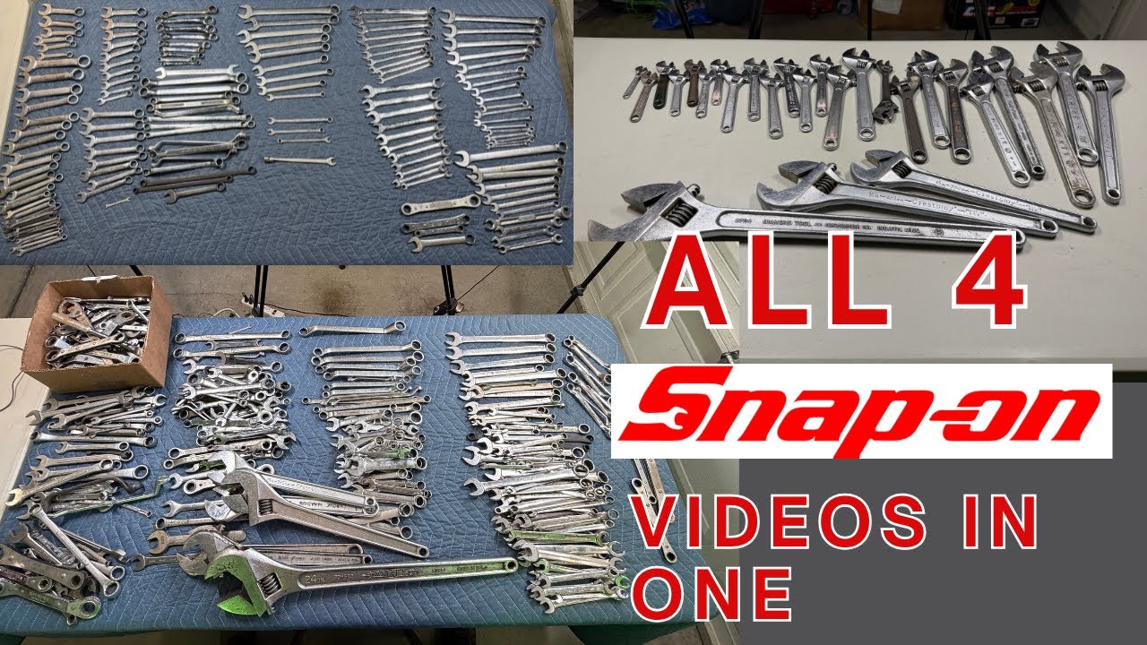 Unbelievable Snap-On Wrench Haul - 146 Wrenches for Pennies on the Dollar!