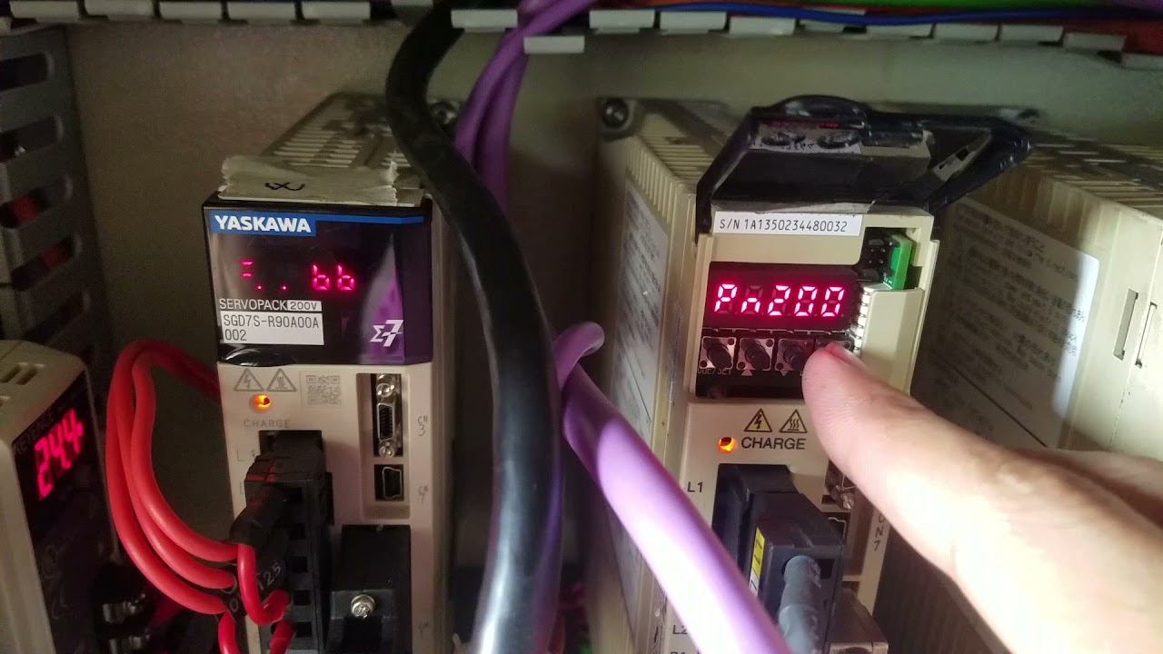 CÀI ĐẶT DRIVER Yaskawa Sigma5 SGDV-2R8A01B .Yaskawa Sigma 5 DRIVER Settings. CypCut laser Fiber.