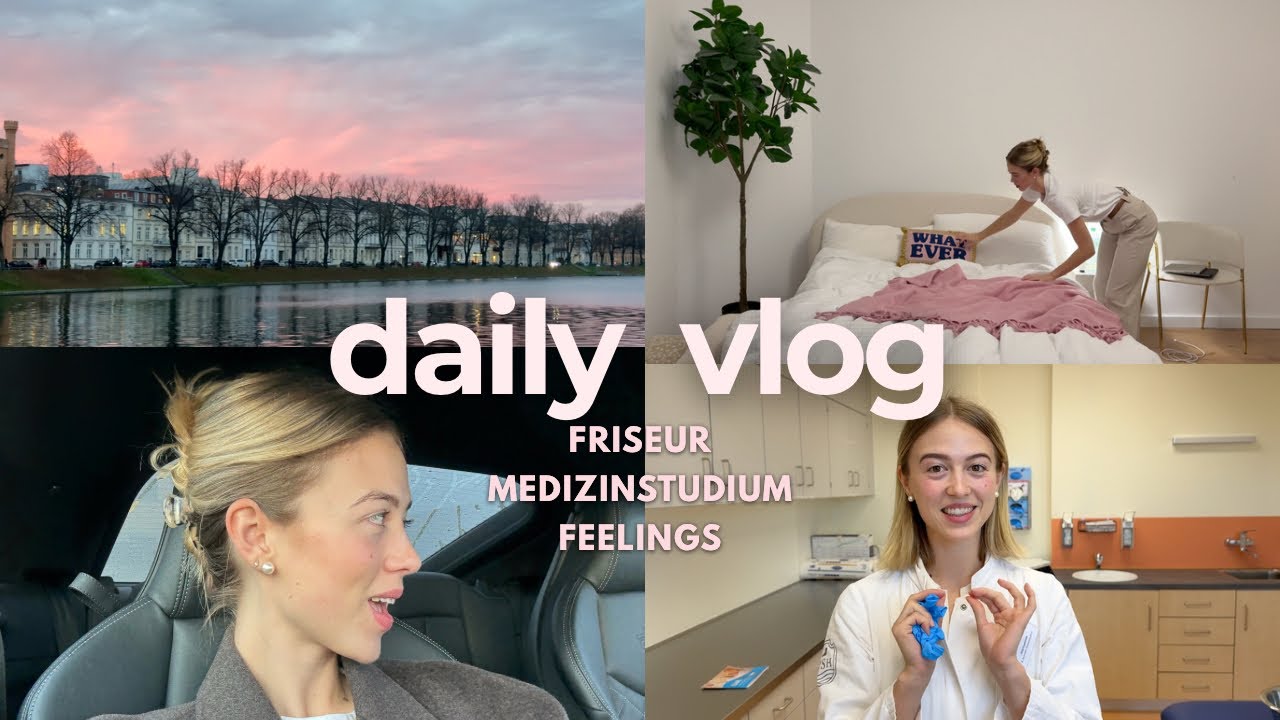 uni vlog (Klinik Einblicke, neue Frisur, 8. Semester Medizin, feelings) || Sinja Espenhain