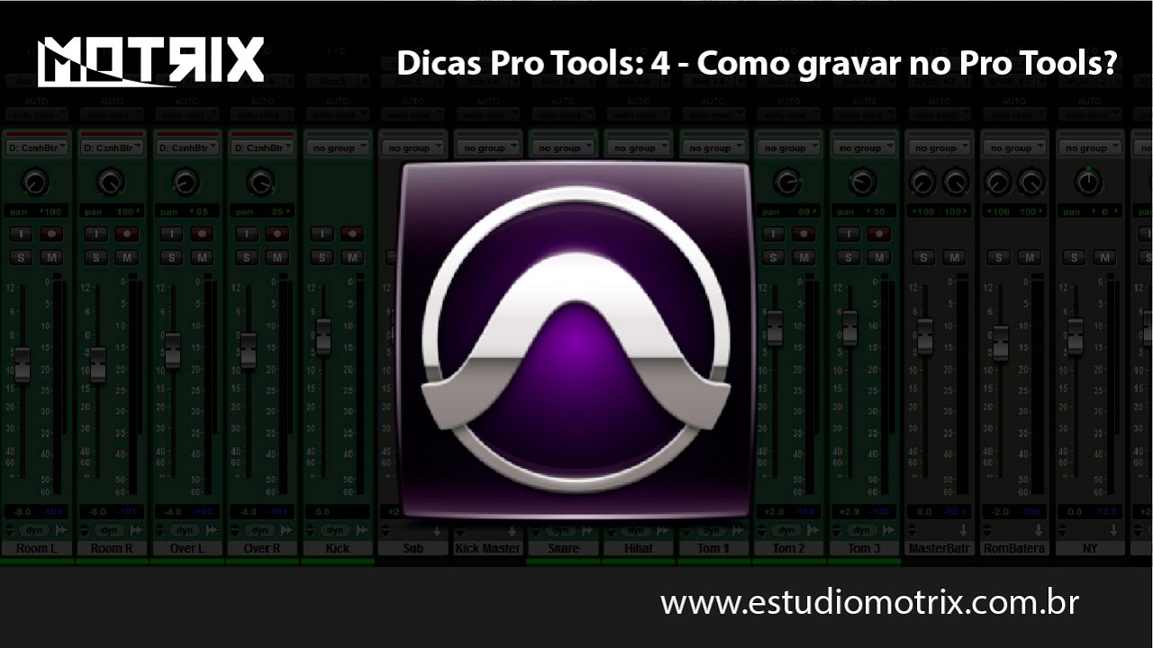 Dicas Pro Tools 4  - Como gravar no Pro Tools?