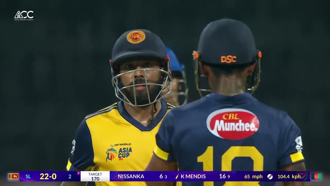 Kusal Mendis on fire! | Sri Lanka vs Afghanistan | DP World Asia Cup 2025