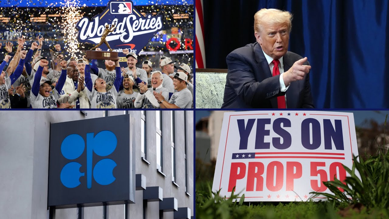 Bloomberg News Now: Dodgers Win Back-to-Back WS Titles, China Rare Earth Curbs, More