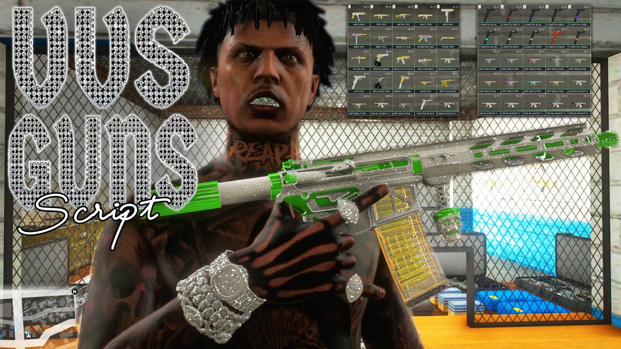 VVS GUNS - FiveM Script (Gun shop + Weapon Crafting) + Diamond Weapons - QBCORE, ESX, Fivem Gun Pack