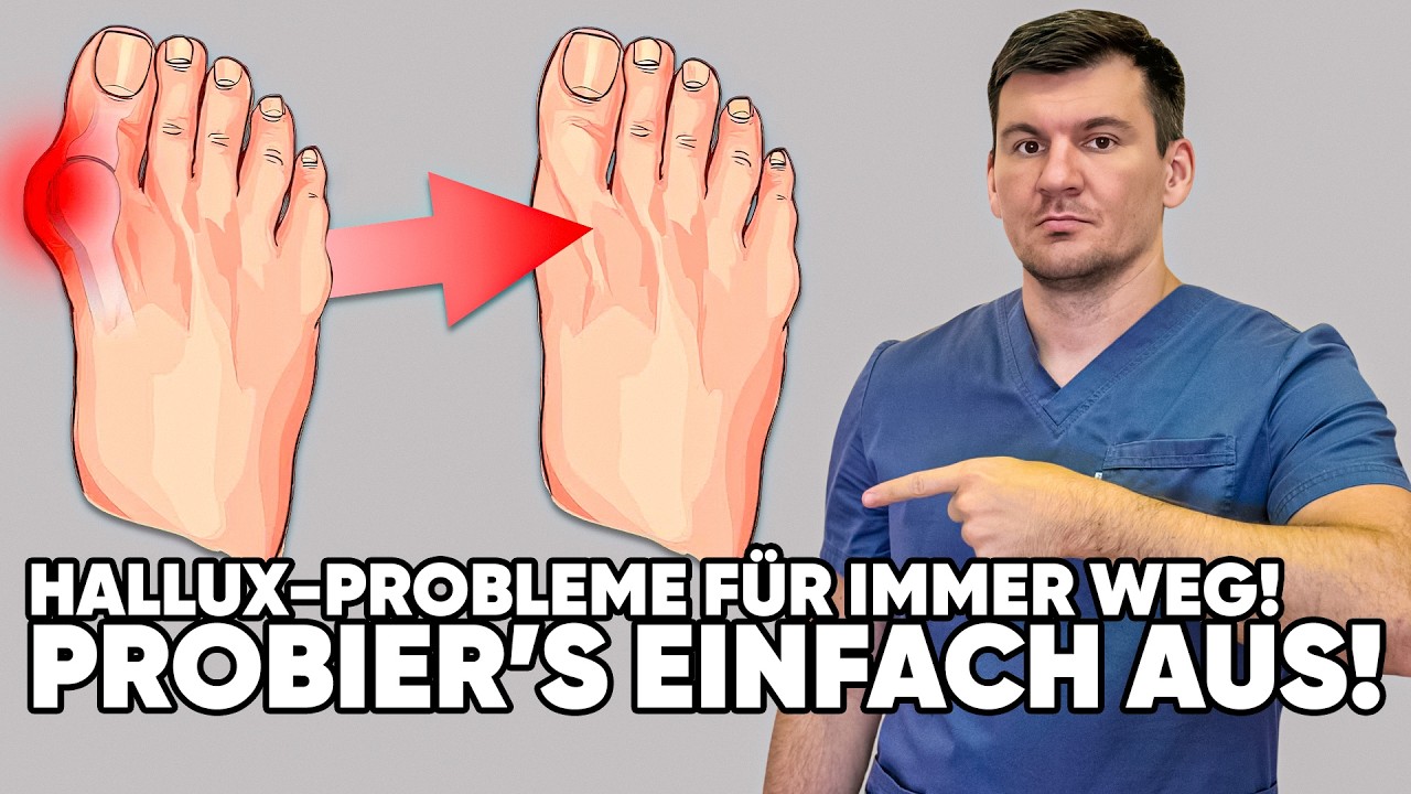 Hallux weg! Nur diesen Muskel entspannt – und seit 20 Jahren keine Fußschmerzen mehr.