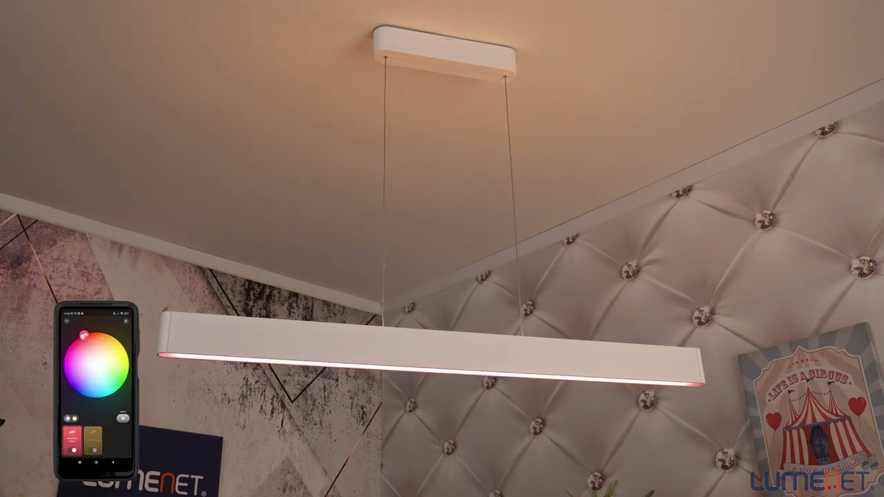 Philips Hue Ensis White and Color Ambiance LED hanging lamp, white