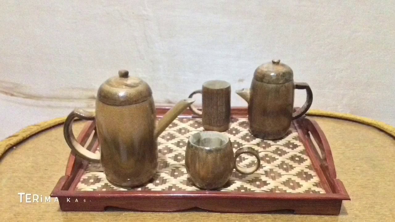 Cara Membuat Poci/Teko Unik dari Bambu