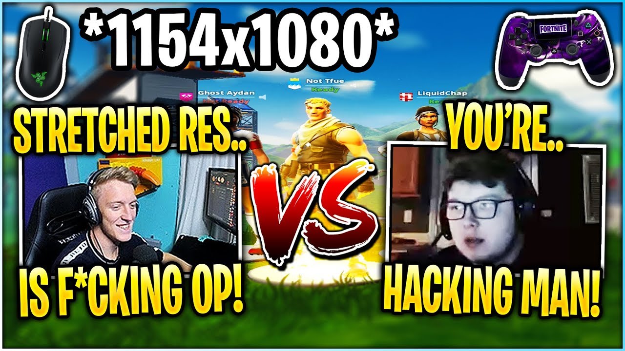 Tfue Changes to STRECHED res & DESTROYS Aydan in 1v1! (Best PC Player VS Best Console Player)