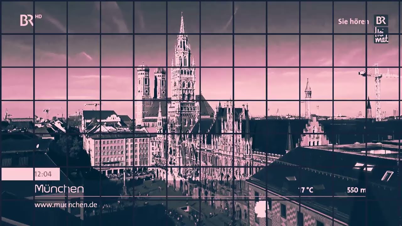Militärmusik Salzburg - Blasmusik macht Laune (Panoramabilder BR-Livestream BR-Fernsehen [HD])