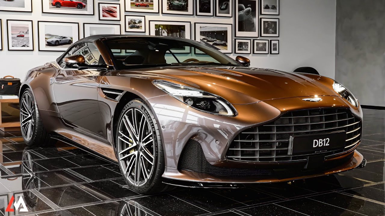 2025 Aston Martin DB12 Volante - Sound, Exterior and Interior. The world’s first Super Tourer