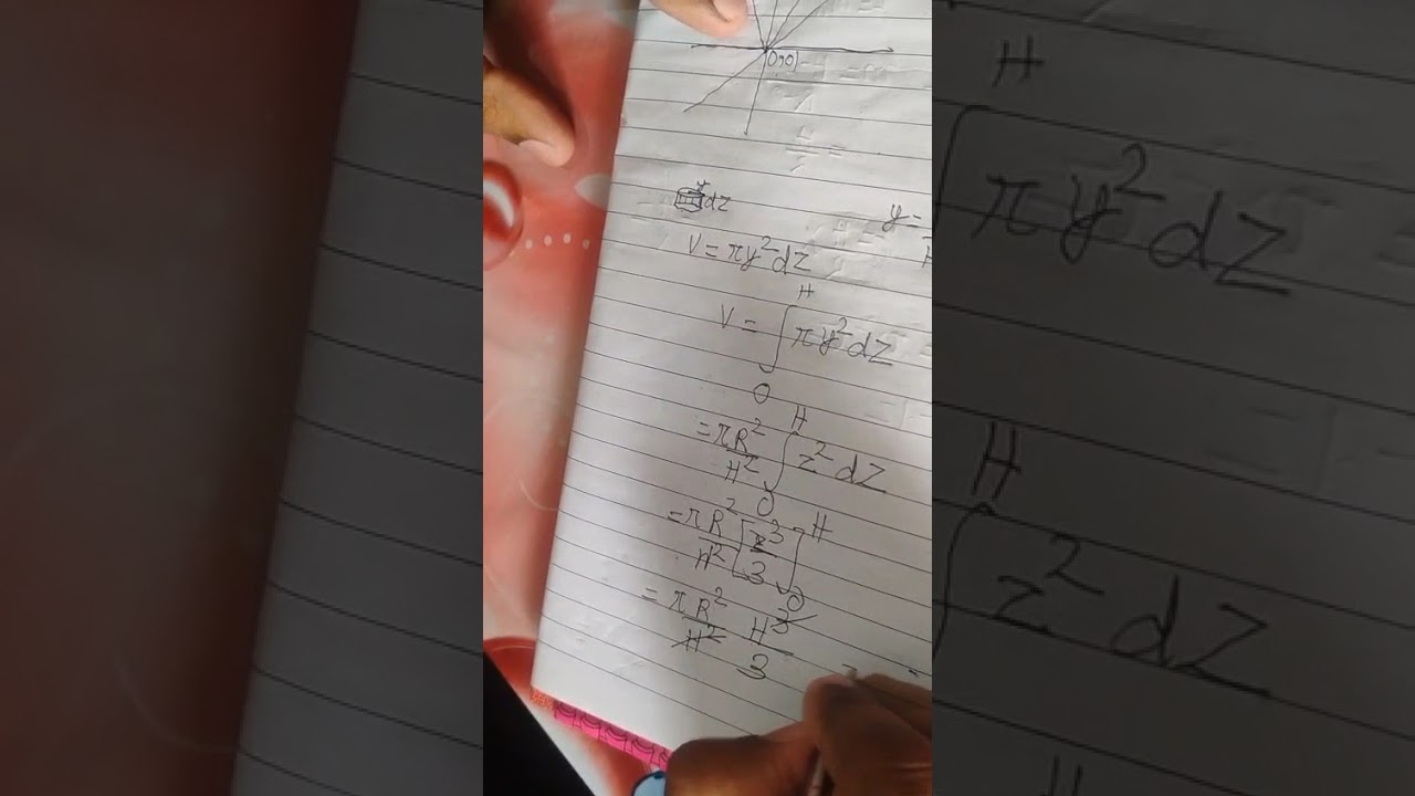 Volume of cone and frustum proof 