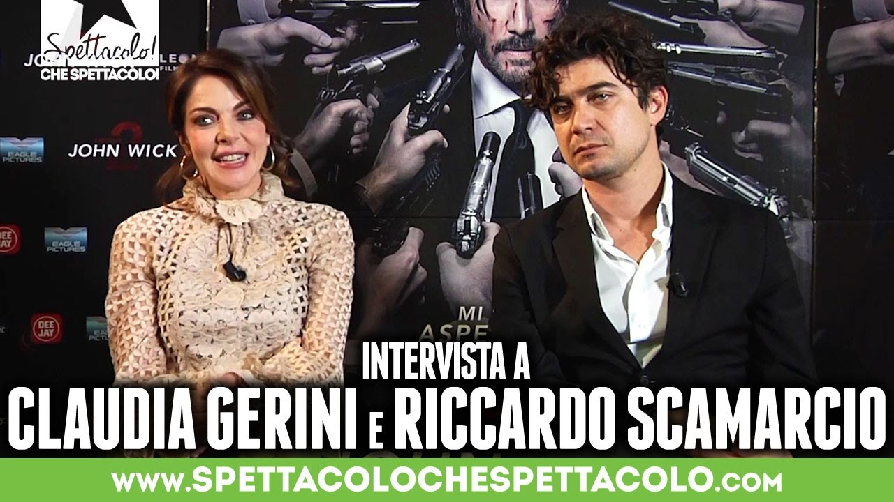 JOHN WICK 2 | Riccardo Scamarcio e Claudia Gerini intervistati